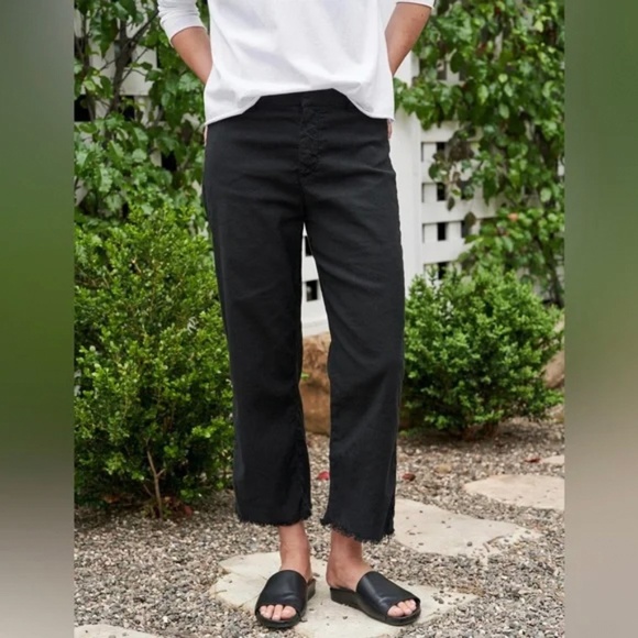 Frank and Eileen black Kinsale pants size 6 - Picture 1 of 1